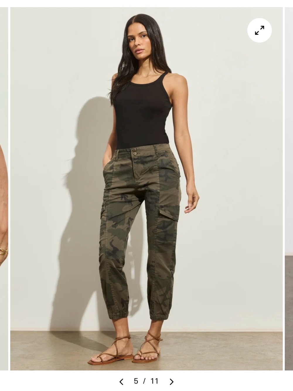 Rebel Standard High Rise Sanctuary women’s Camo Cargo Jogger Pants - Hiker Camo